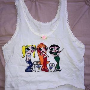 Powderpuff girls crop top
